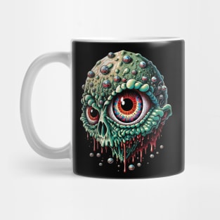 Zombie Gore Brain Skull 5 Mug